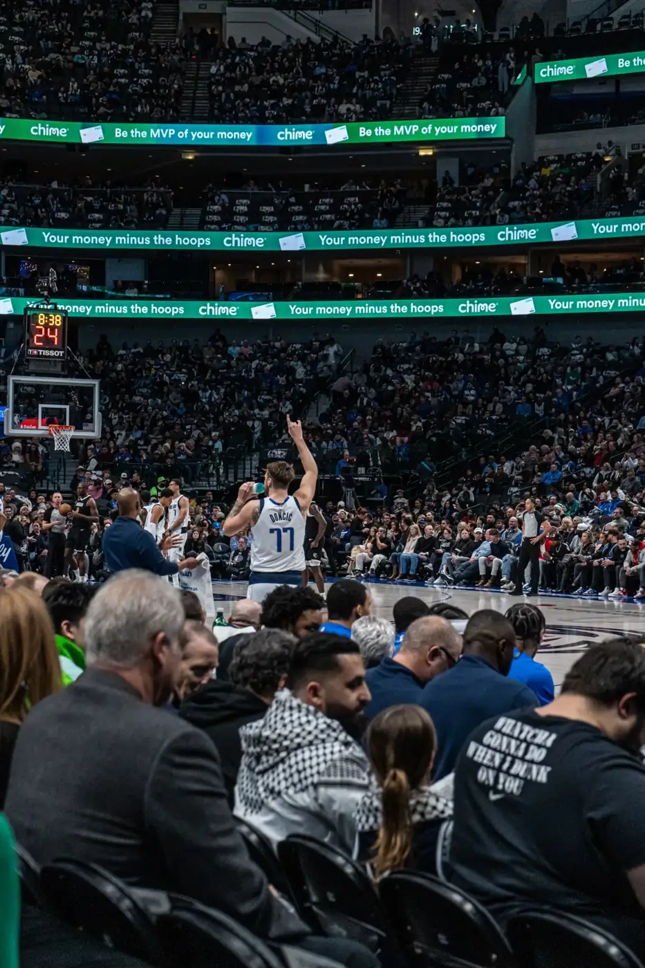 Courtside basketball