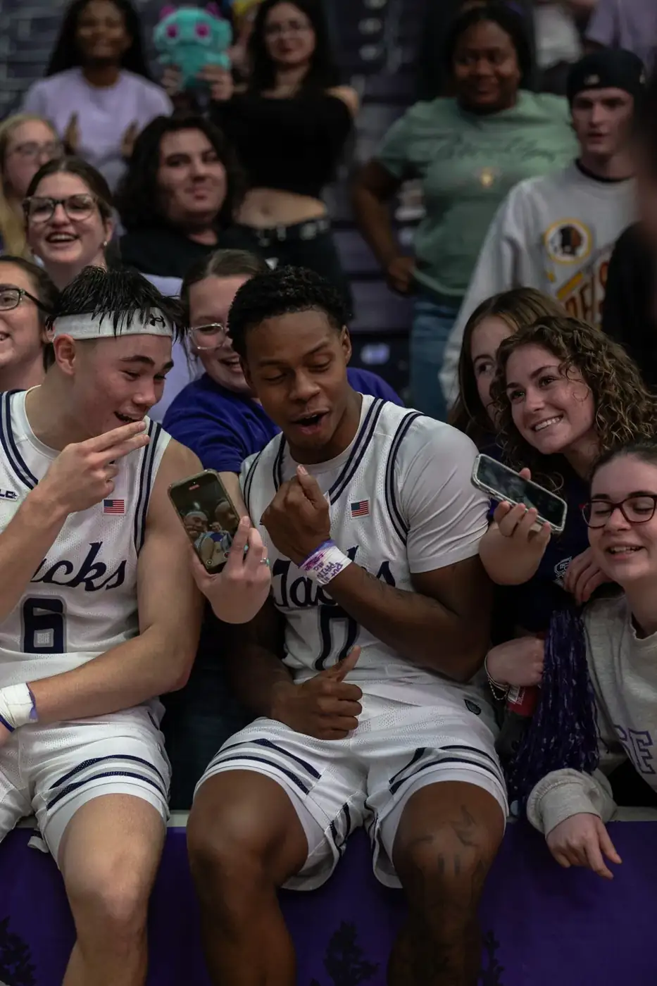 SFA basketball — postgame