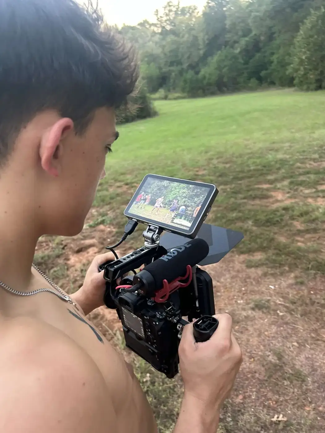 Camera and monitor setup