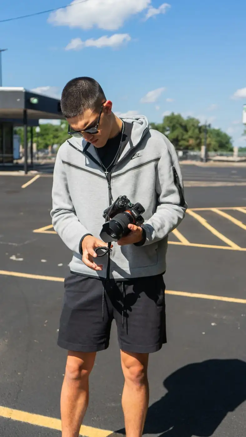 Between takes