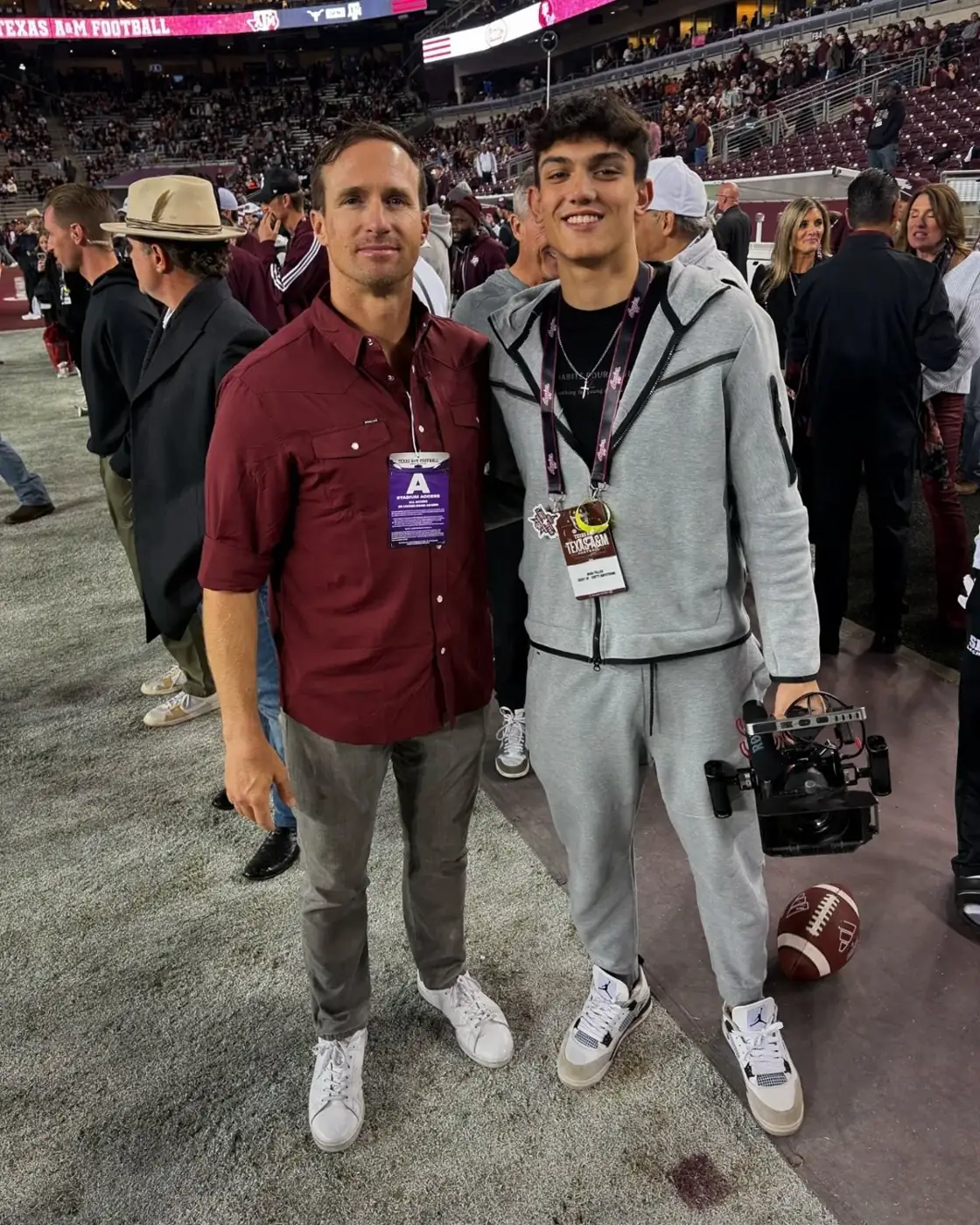 On the sidelines