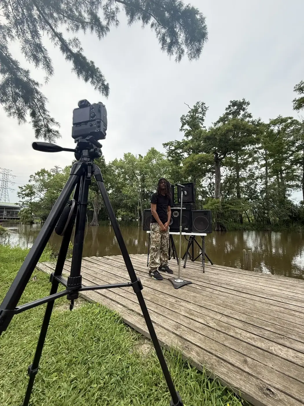 Outdoor production setup