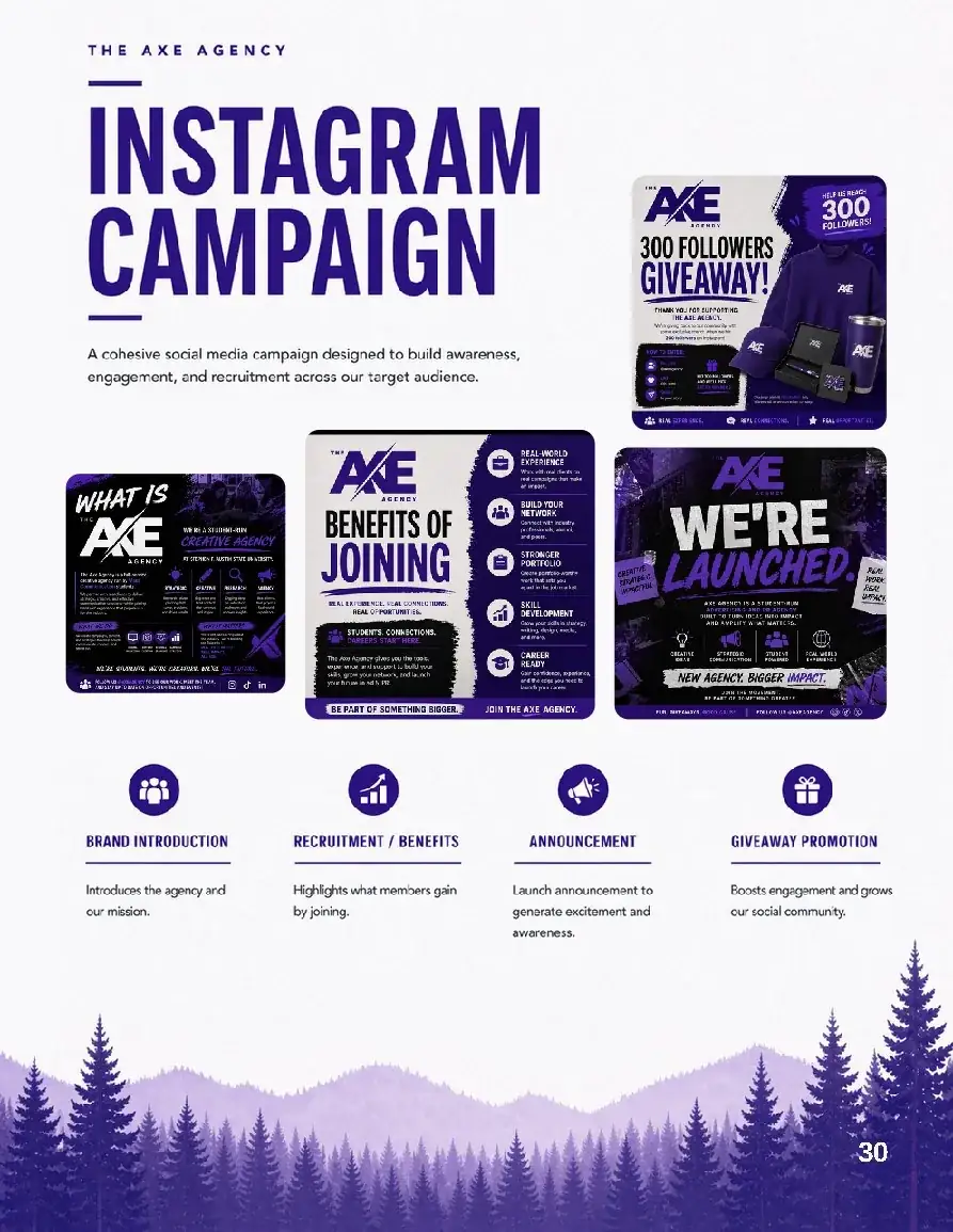 The Axe Agency.: Instagram campaign concepts