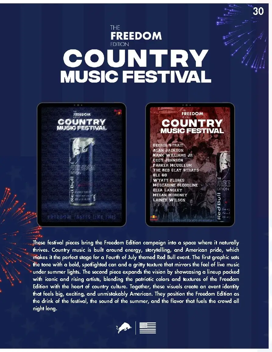 The Freedom Edition.: Music festival concept