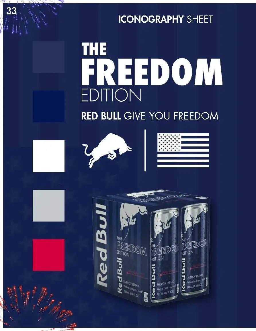 The Freedom Edition.: Brand identity sheet