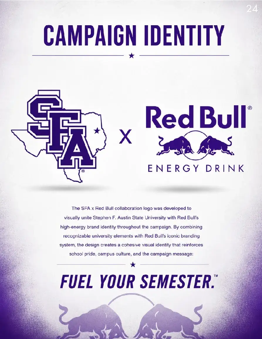 Fuel the Semester.: Campaign identity