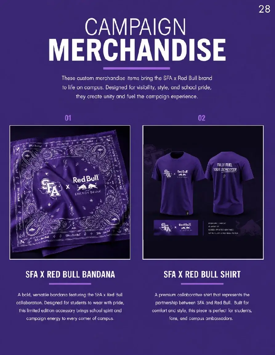 Fuel the Semester.: Merchandise concepts